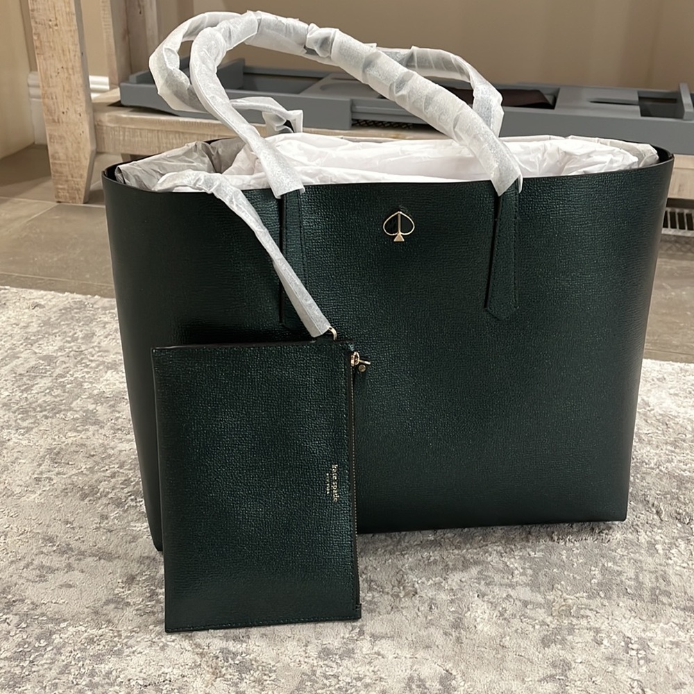 Kate Spade Large Molly Tote *Deep Evergreen*